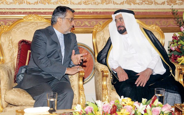 "سلطان القاسمي يتلقى التهاني بحلول رمضان"