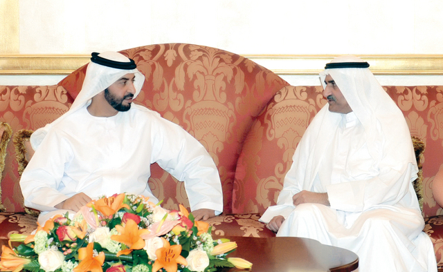 "الشرقي خلال استقبال حمدان بن زايد"