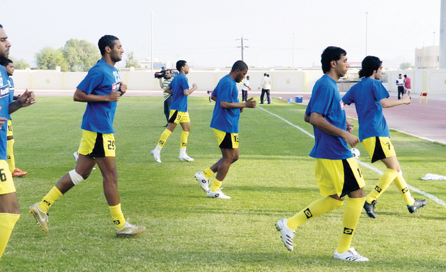 "من تدريبات سابقة لفريق كلباء \t\t من المصدر"