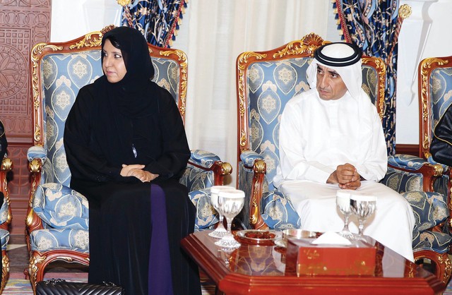 "ميثاء الشامسي وسعيد بن مكتوم"