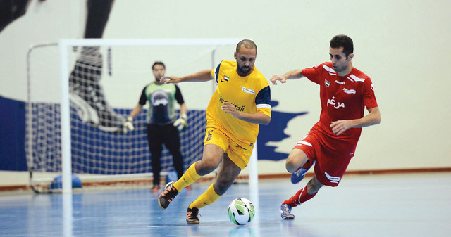 "قوة وإثارة تقدمها مسابقة كرة الصالات لجماهير البطولة\t من المصدر"