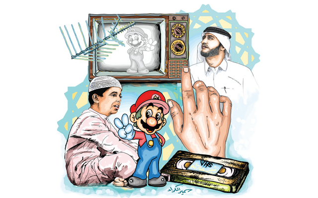 أبيض وأسود وأتاري