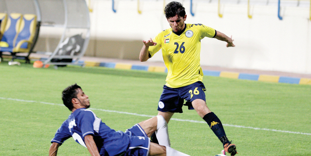 "من مباراة الظفرة وصحم في الافتتاح \tمن المصدر"