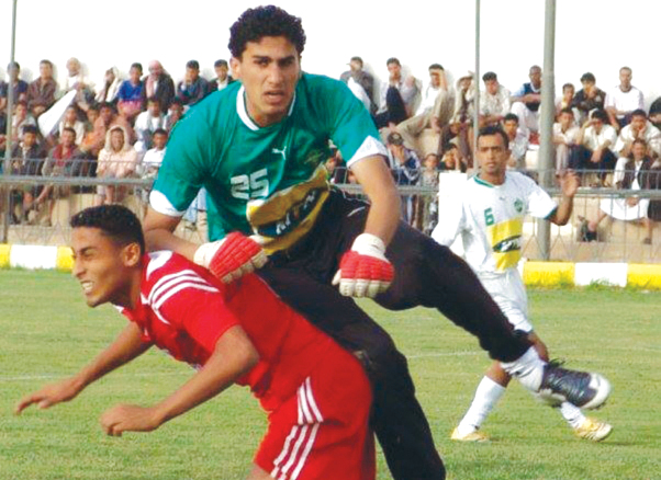 "الفقيد أوسام السيد في إحدى مبارياته بالدوري اليمني\tمن المصدر"
