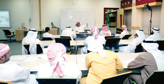 "خلال تخريج إحدى الدورات"