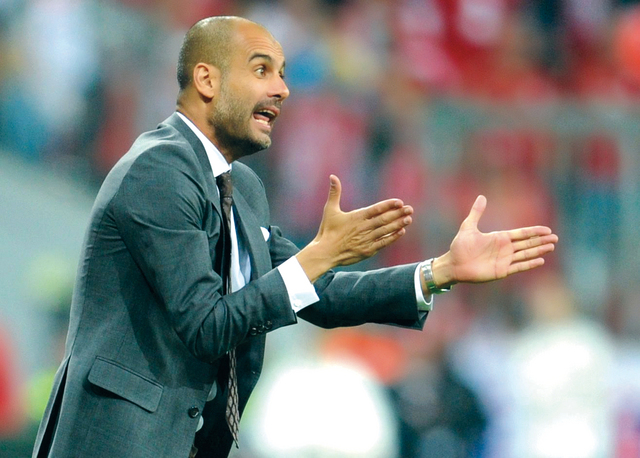 "غوارديولا بدأ رحلة التحدي بنجاح \t\t أف ب"