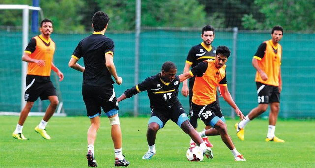 "تدريبات بني ياس في المعسكر الخارجي بالنمسا\tمن المصدر"