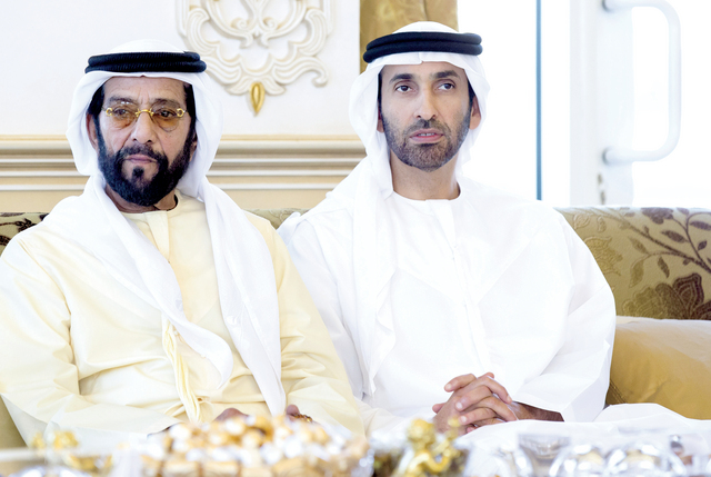 "طحنون بن محمد وسعيد بن زايد \t من المصدر"
