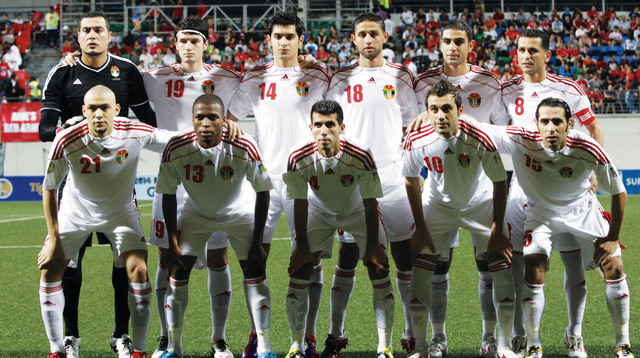 "المنتخب الاردني لكرة القدم\tأرشيفية"