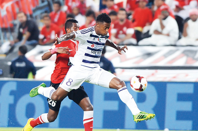 "البرازيلي باستوس لاعب العين في المباراة\tالبيان"