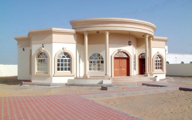 "أحد النماذج السكنية في برنامج زايد للإسكان \t من المصدر"