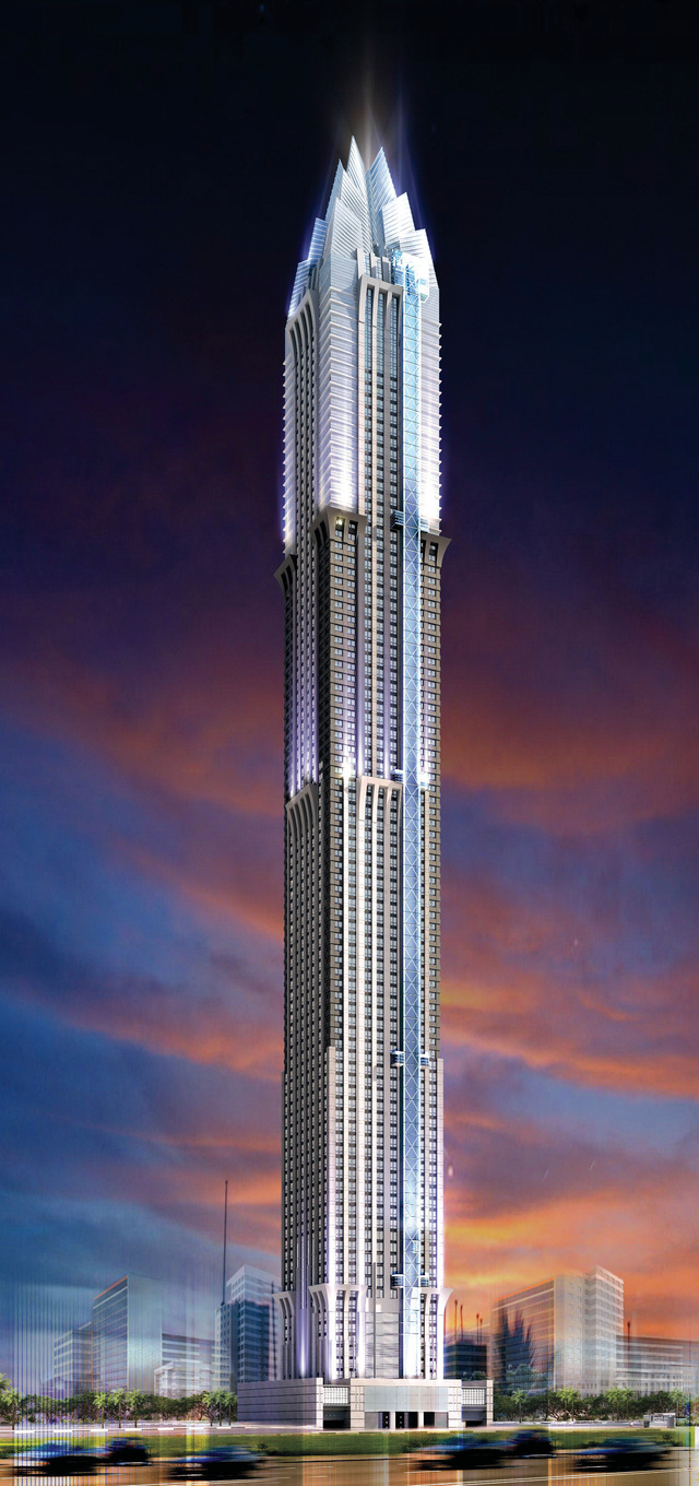 "مجسم للمشروع الفندقي البيان"