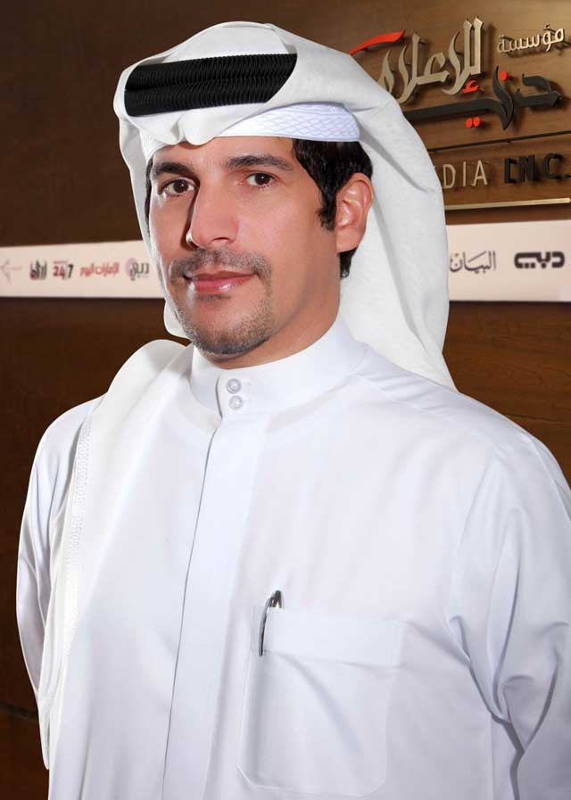 "أحمد المنصوري المدير التنفيذي لقطاع التلفزيون والإذاعة في مؤسسة دبي للإعلام"