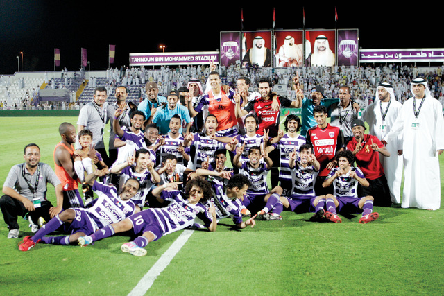 "العين بطل دوري المحترفين 2012 - 2013\t\tالبيان"