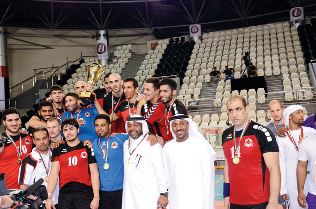 "الريان القطري على منصة التتويج سعيداً بكأس البطولة الدولية\t من المصدر"