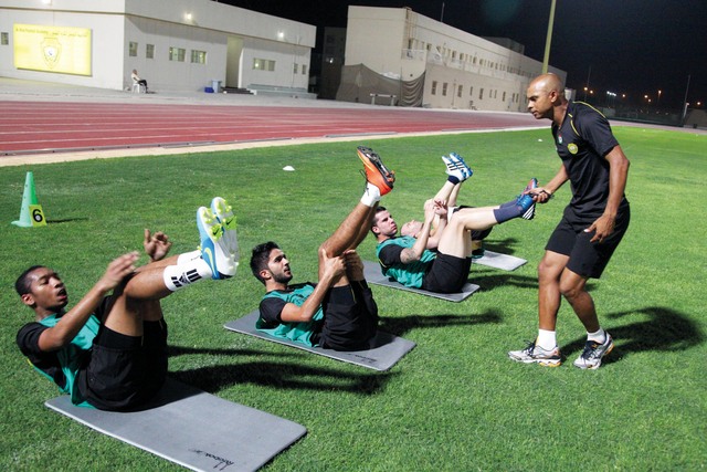 "الجهاز الفني للوصل ركز على الجانب البدني \t البيان"