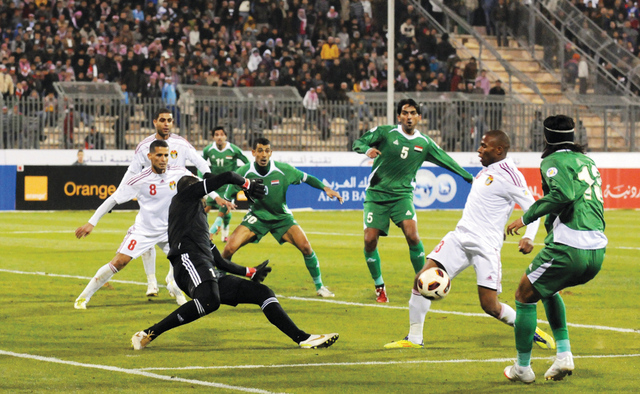 "منتخب العراق يستعد لمواجهة السعودية \t\t\t من المصدر"
