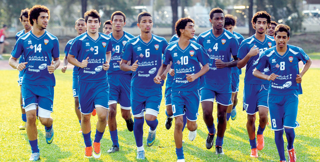 "منتخب الناشئين في آخر تدريباته"