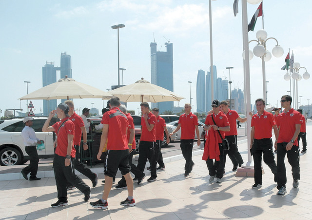"منتخب النمسا خلال جولة ترفيهية"