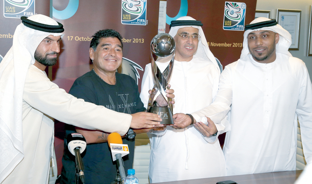 "مارادونا أطلق تصريحات ساخنة من دبي\t البيان"