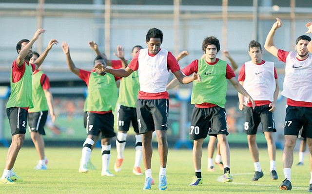 "الأهلي خاض تدريبات جادة استعداداً للقاء الشعب من المصدر"