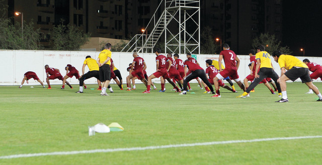 "من تدريبات عجمان \t تصوير - خليفة عيسى"