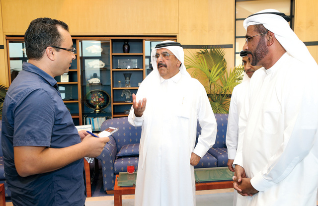 ".. وسموه في حديث مع مندوب البيان الرياضي"