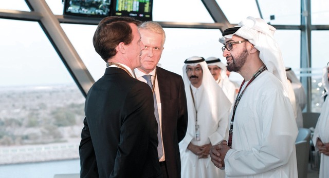 "محمد بن زايد يرحب بضيوف البطولة"