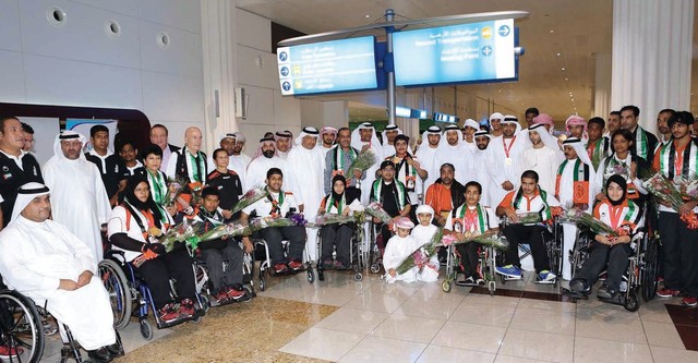 "البعثة عقب عودتها ظافرة من ماليزيا \tمن المصدر"