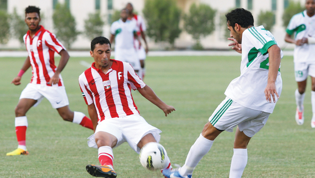 "من لقاء مسافي والفجيرة في دوري الموسم الماضي \tتصوير - محمد منور"