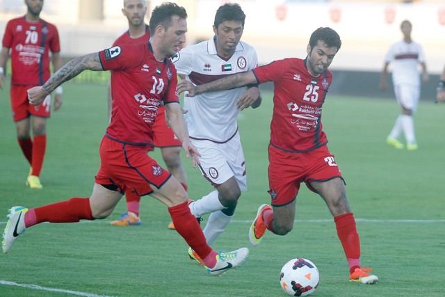 "الشعب يتغلب على الوحدة في الكأس تصوير -عمران خالد"