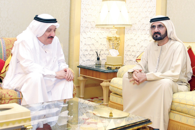"محمد بن راشد مستقبلاً عبد الله العثمان"