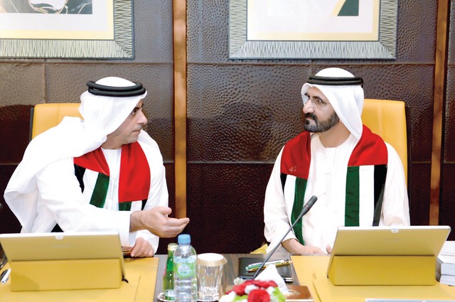 "محمد بن راشد في حوار مع سيف بن زايد"
