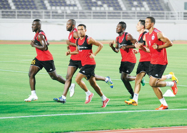 "العين جاهز للقاء بني ياس الليلة\t\tالبيان"