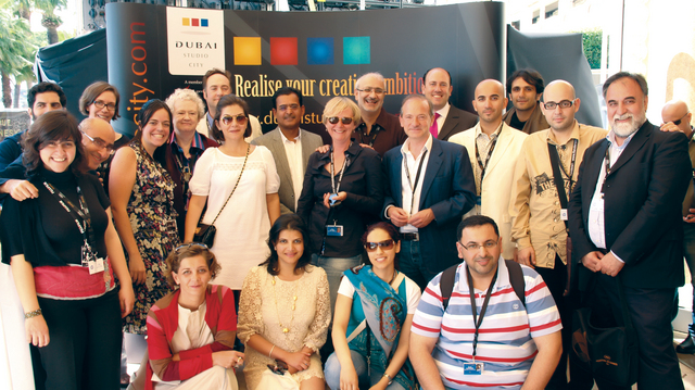 "وفد مهرجان دبي السينمائي إلى كان 2011"