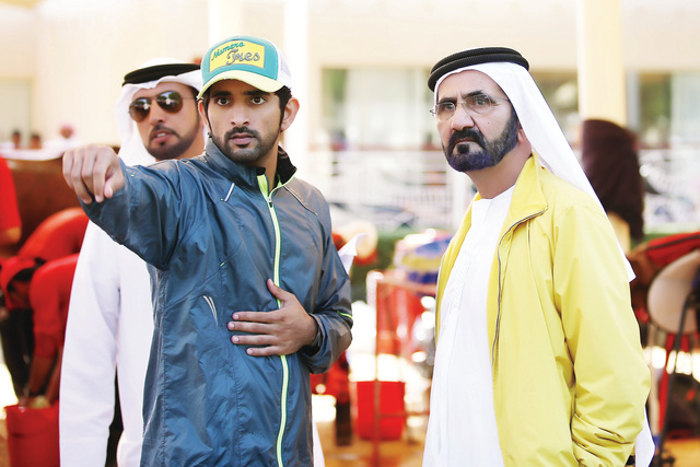 محمد بن راشد يشهد بطولة الإمارات للقدرة في الوثبة