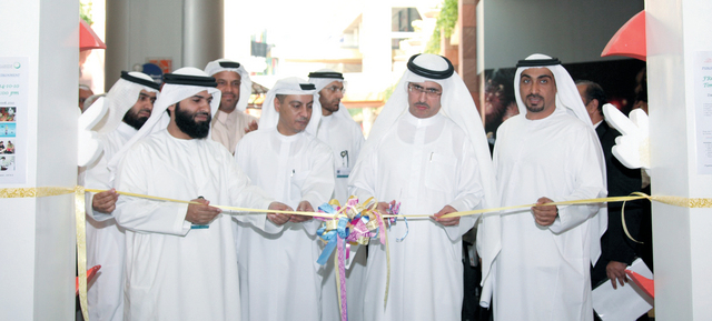 "سعيد الطاير خلال افتتاحه إحدى الفعاليات \tمن المصدر"