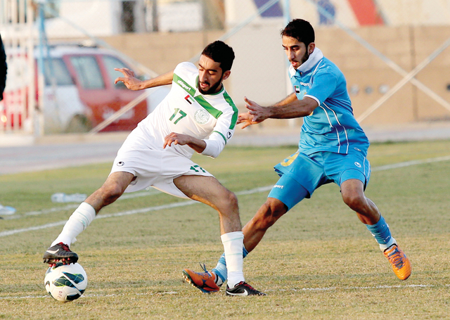 "دبا الفجيرة تخطى مسافي وتربع على قمة الجدول \tتصوير: محمد منور"