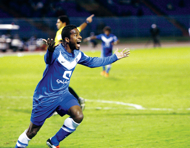 "ناصر الشمراني لاعب نادي الهلال \t البيان"