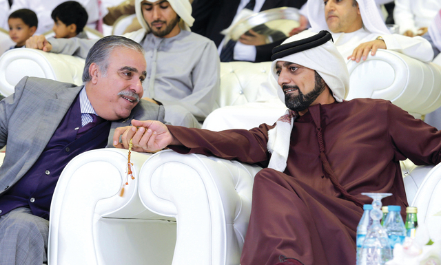 "عمار النعيمي خلال متابعته فعاليات اليوم الختامي\tتصوير ـ عماد علاء الدين"