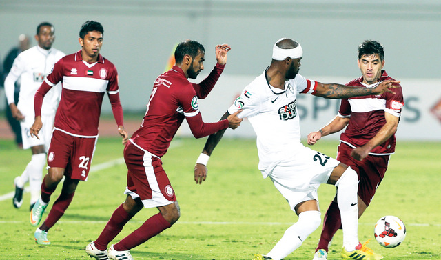 "الأهلي يتغلب على الوحدة في الكأس\t تصوير - ناصر بابو"