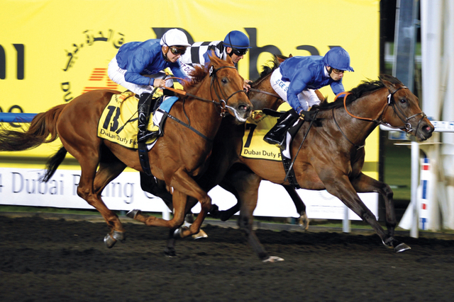 "خيول جودولفين خطفت الاضواء ونالت ثلاثية"