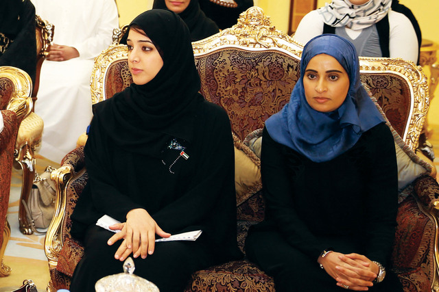 "ريم الهاشمي وعهود الرومي"