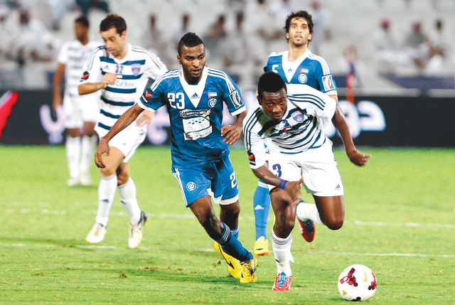 "العين والنصر طرفا المربع الذهبي للكأس \t   البيان"