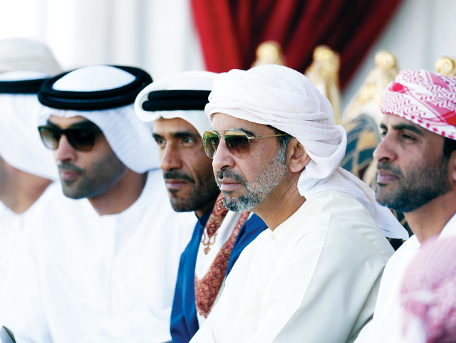 "...وسموهما يتابعان المسابقات\t\t\t\t\t وام"