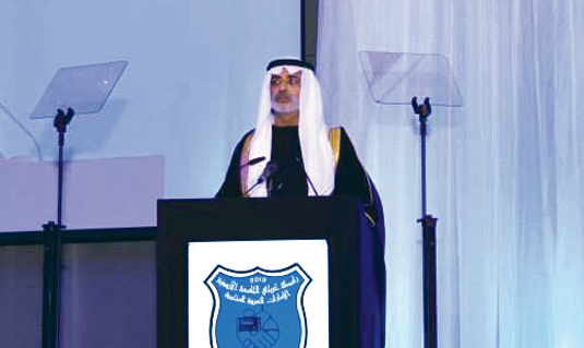 "نهيان بن مبارك يلقي كلمته في الحفل \tالبيان"