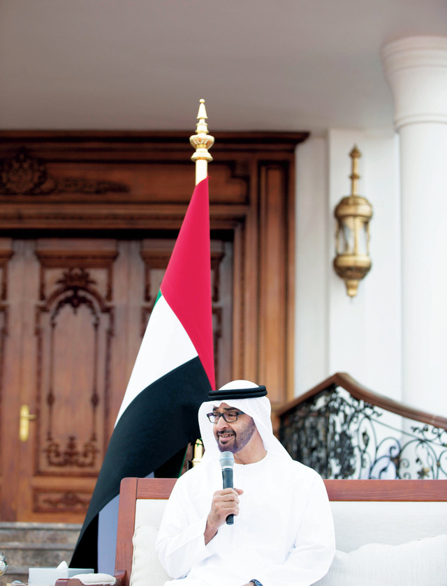 "محمد بن زايد: روابط أخوية متينة تجمعنا مع قطر"
