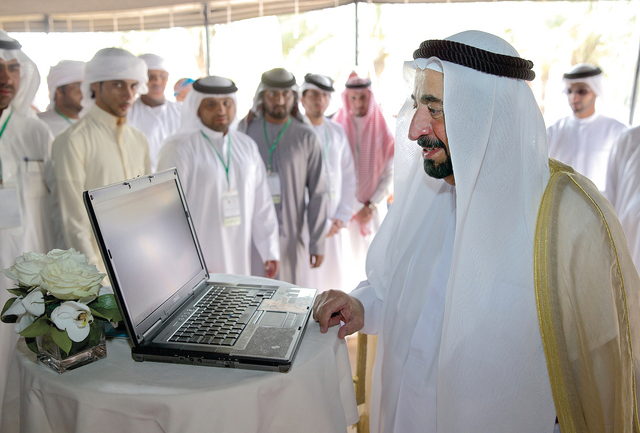 "سلطان القاسمي خلال إطلاق مبادرة الحفاظ على النمر العربي \tوام"