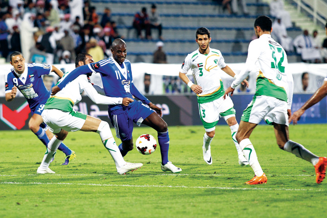 "التكتل الدفاعي للاعبي الإمارات حال دون تنظيم النصر لهجمات ناجحة\tالبيان"