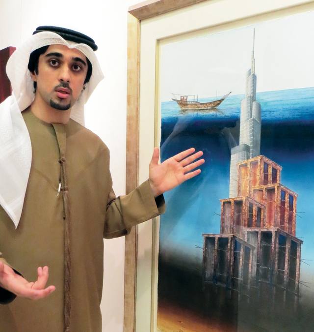 "أسلوب واقعي مستوحى من البيئة والعمارة في أعمال الريس\tالبيان"
